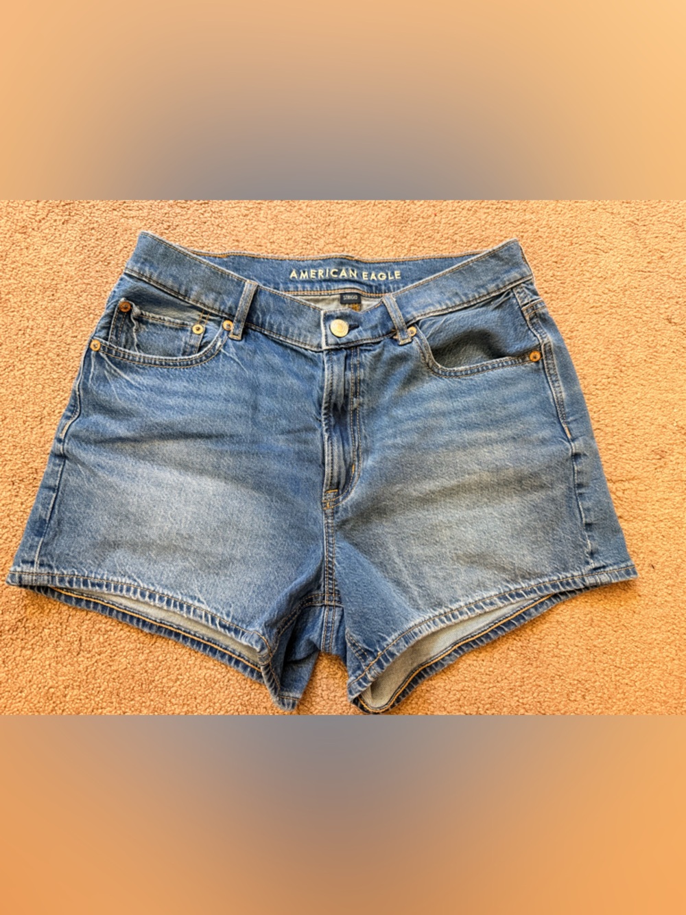 American Eagle Strigid Mom Shorts